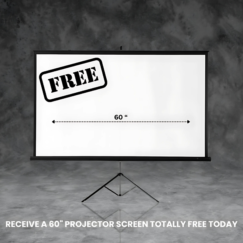 Play+™ Ultra 4K Projector + FREE Projector Screen